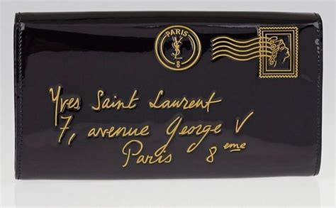 ysl mail clutch